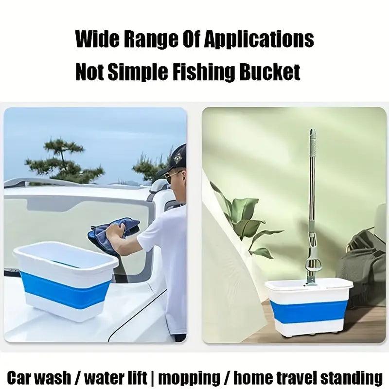 GeerTop 13L/3.43gal Collapsible Fishing Bucket - GeerTop Outdoor