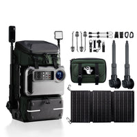 Modular Outdoor Backpack with Power and Magic Arm