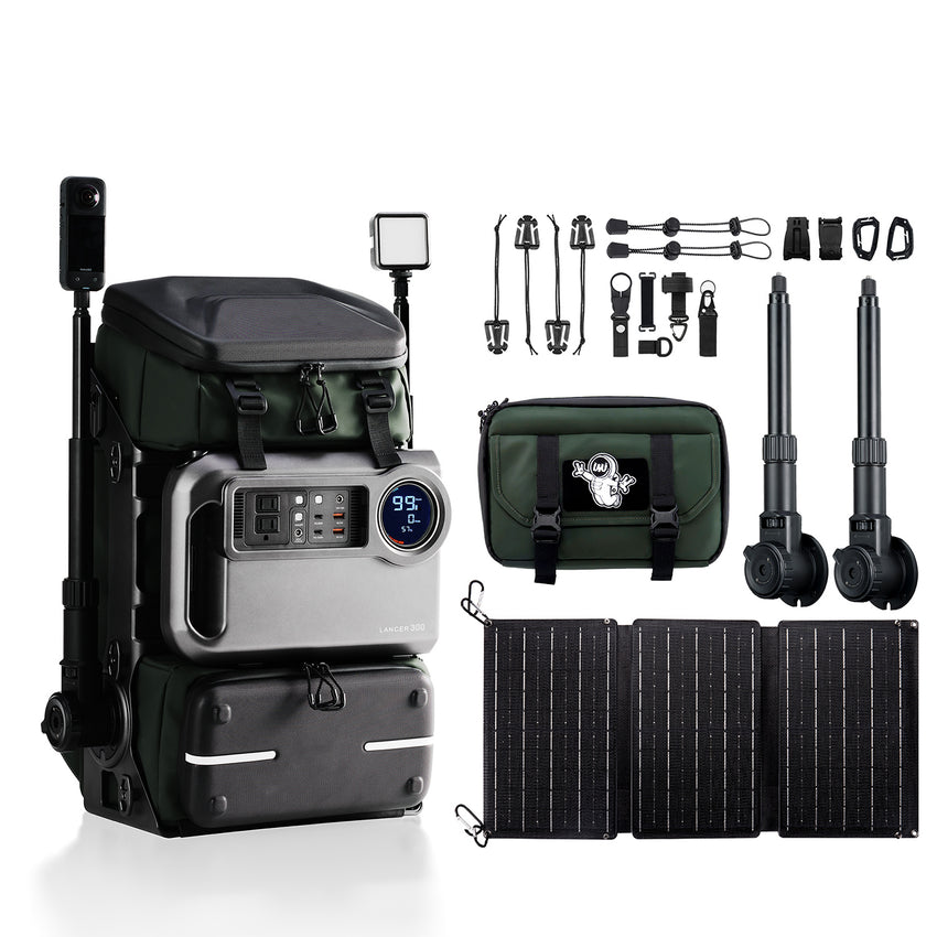 Modular Outdoor Backpack with Power and Magic Arm