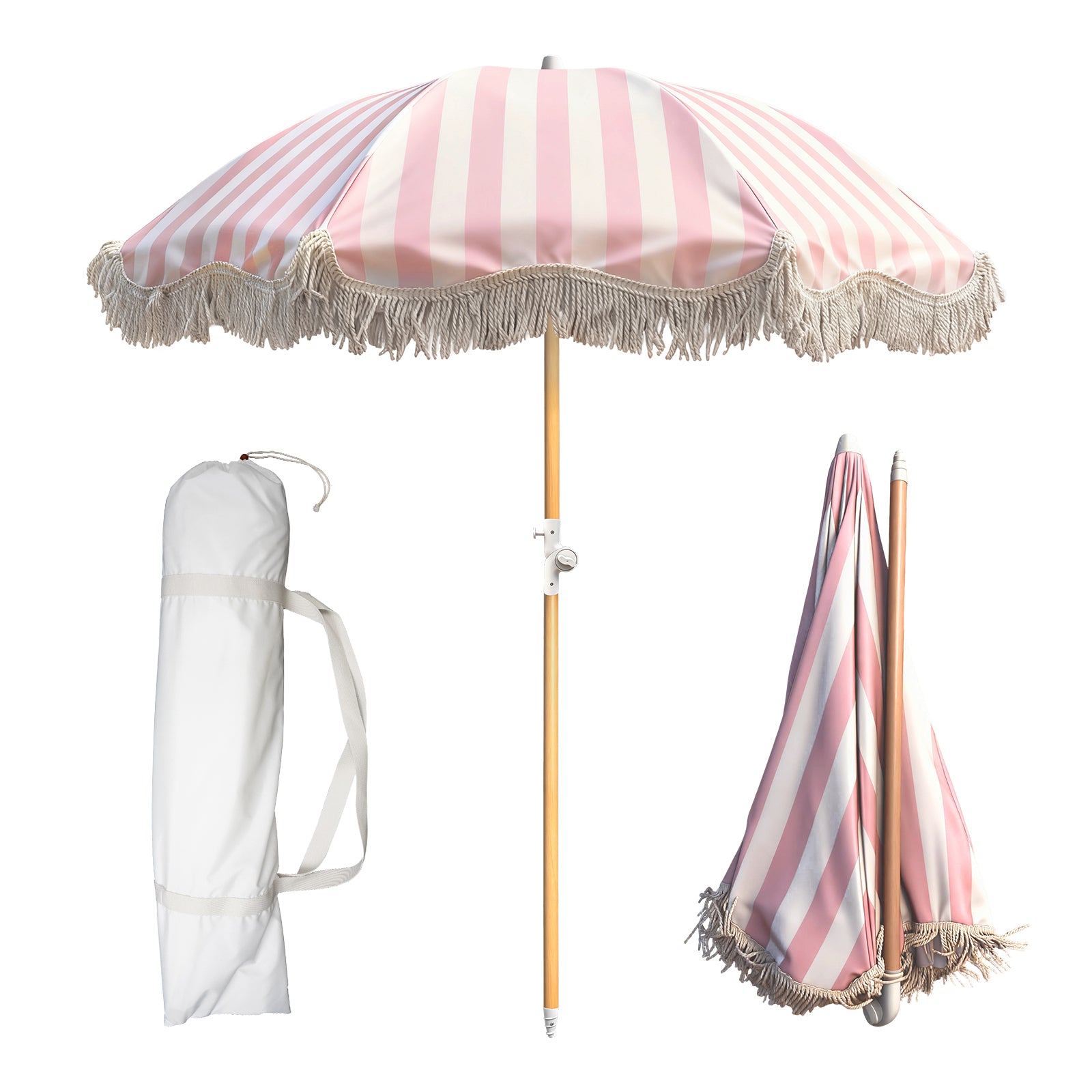 GeerTop Tassel Beach Umbrella