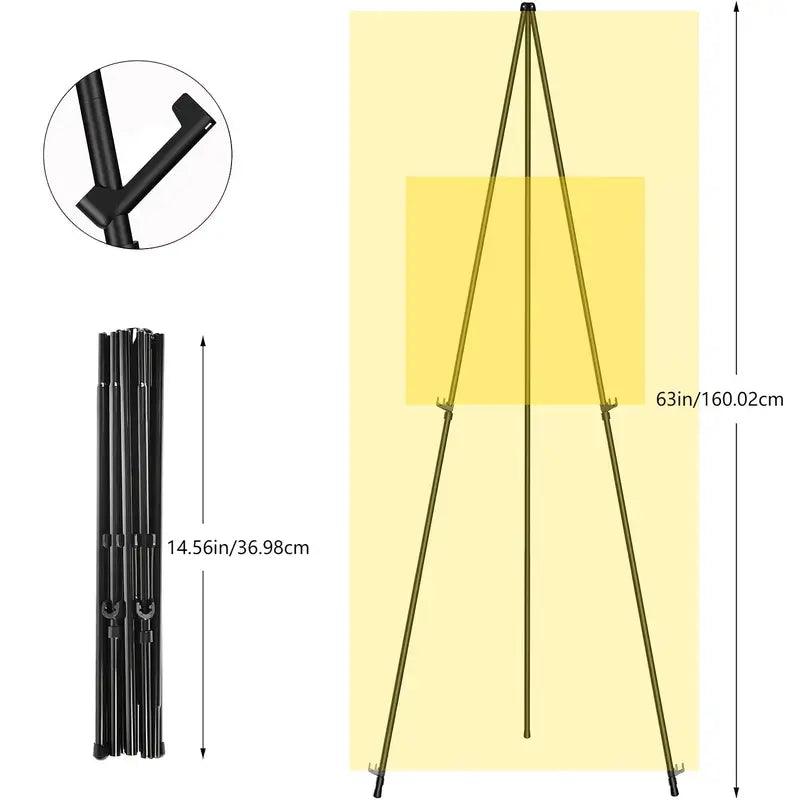 GEERTOP 63" Metal Adjustable Art Easel