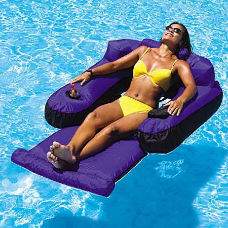 Swimline Oversized Inflatable Floating Lounge Chair