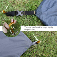 GEERTOP 15cm Aluminum Alloy Tent Y-Pegs 10 Pack - GeerTop Outdoor