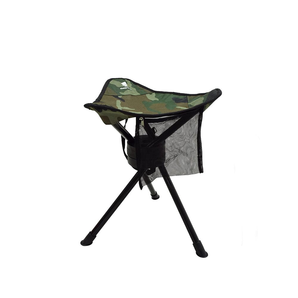 GeerTop Swivel Folding Stool Portable Tripod Chair