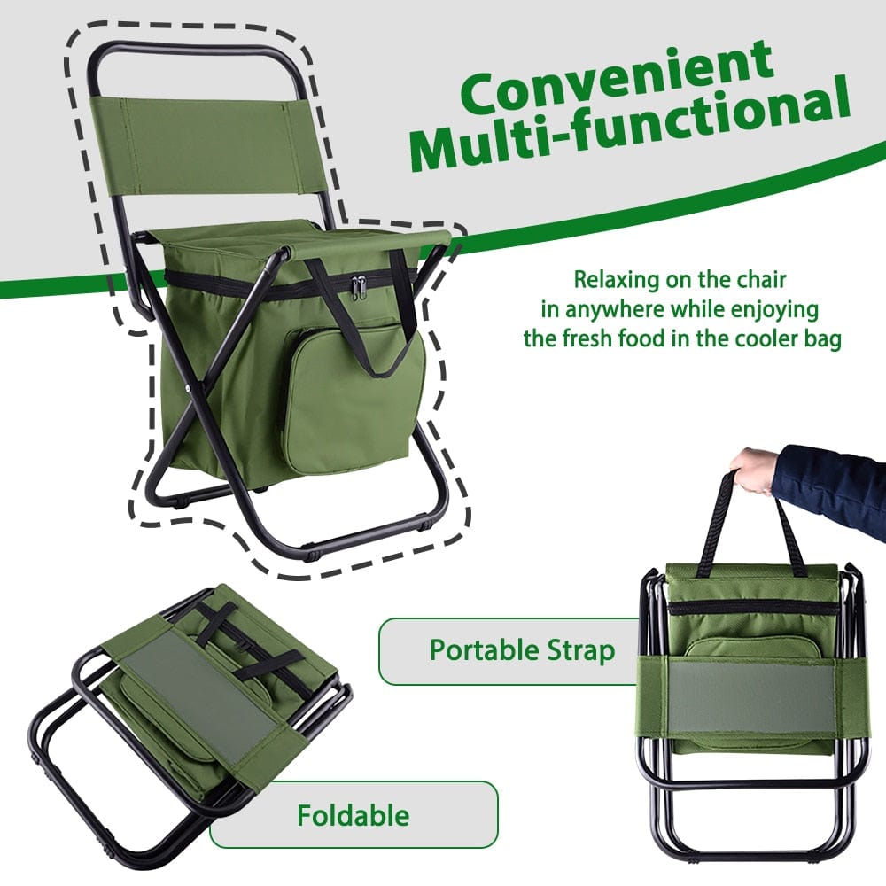 GeerTop Furniture Lightweight Folding Camping Chair with Bag