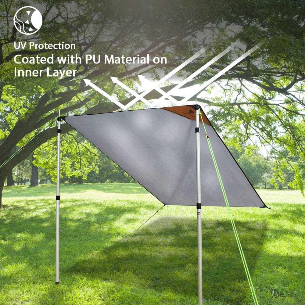 GeerTop Outdoor Store 150D Oxford Ultralight Tarp Waterproof Camping Mat
