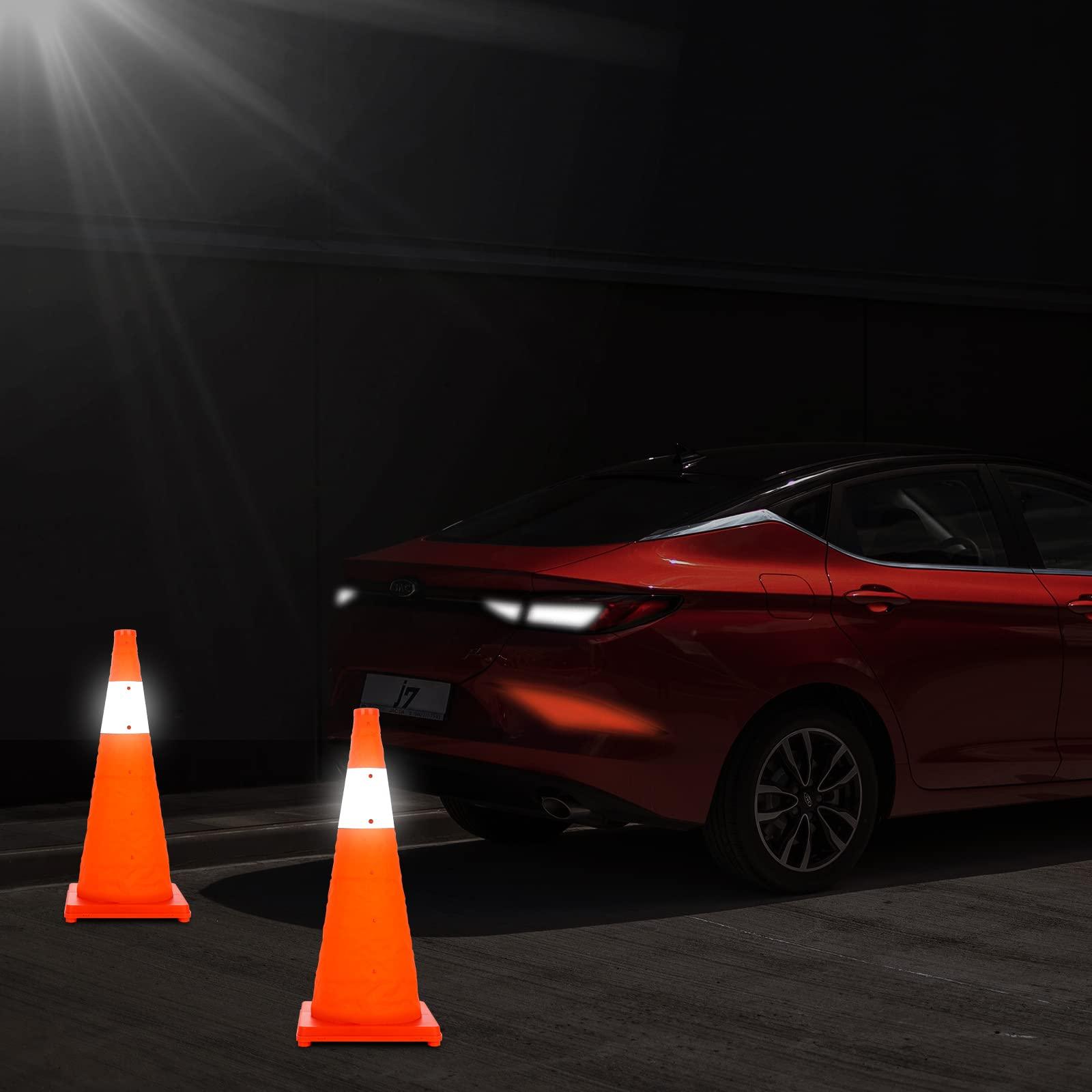 GEERTOP Foldable Portable Traffic Cone Camping Sign Marker - GeerTop Outdoor