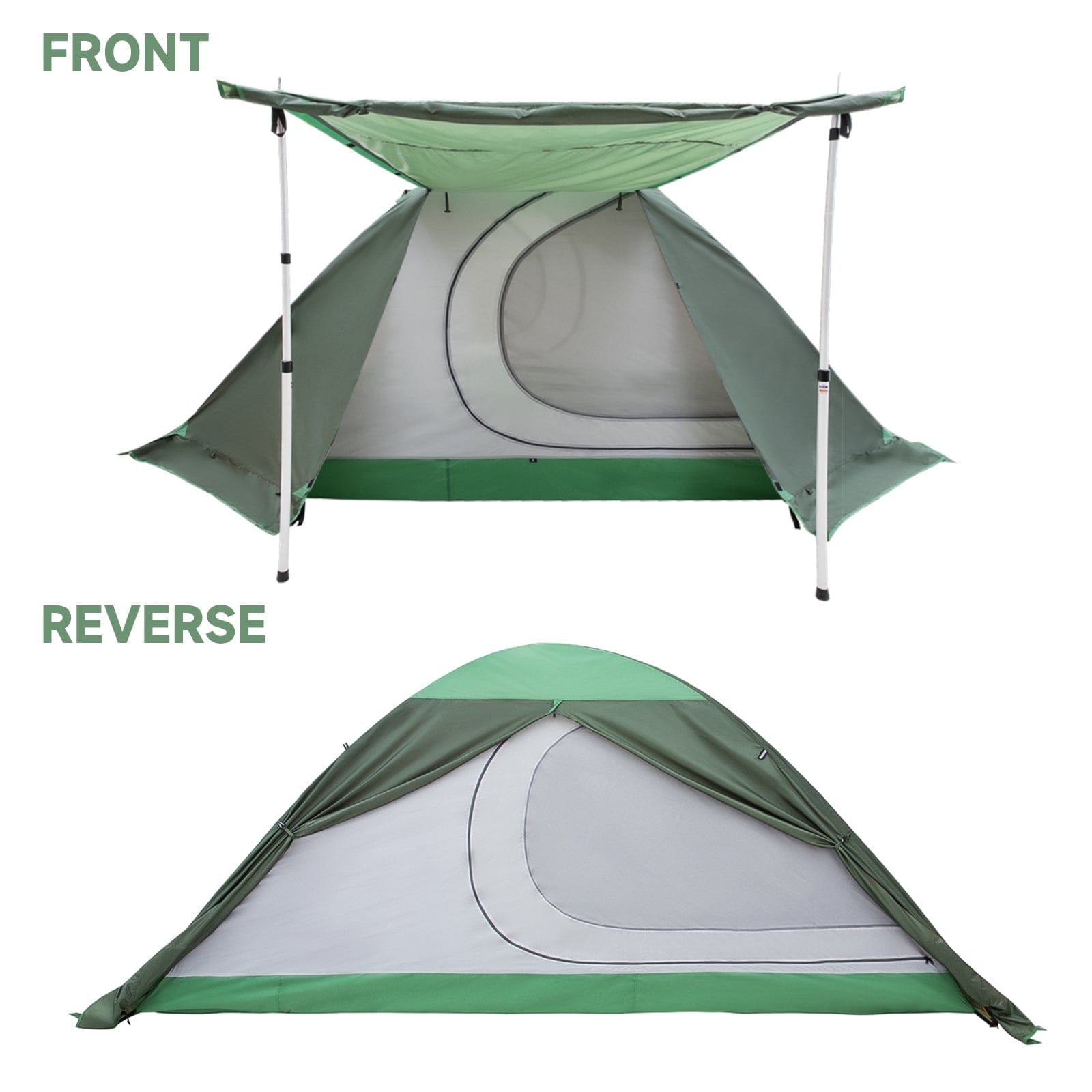 GeerTop Outdoor Store Army Green Toproad 6 | 6 Person 4 Season Large Family Camping Tent
