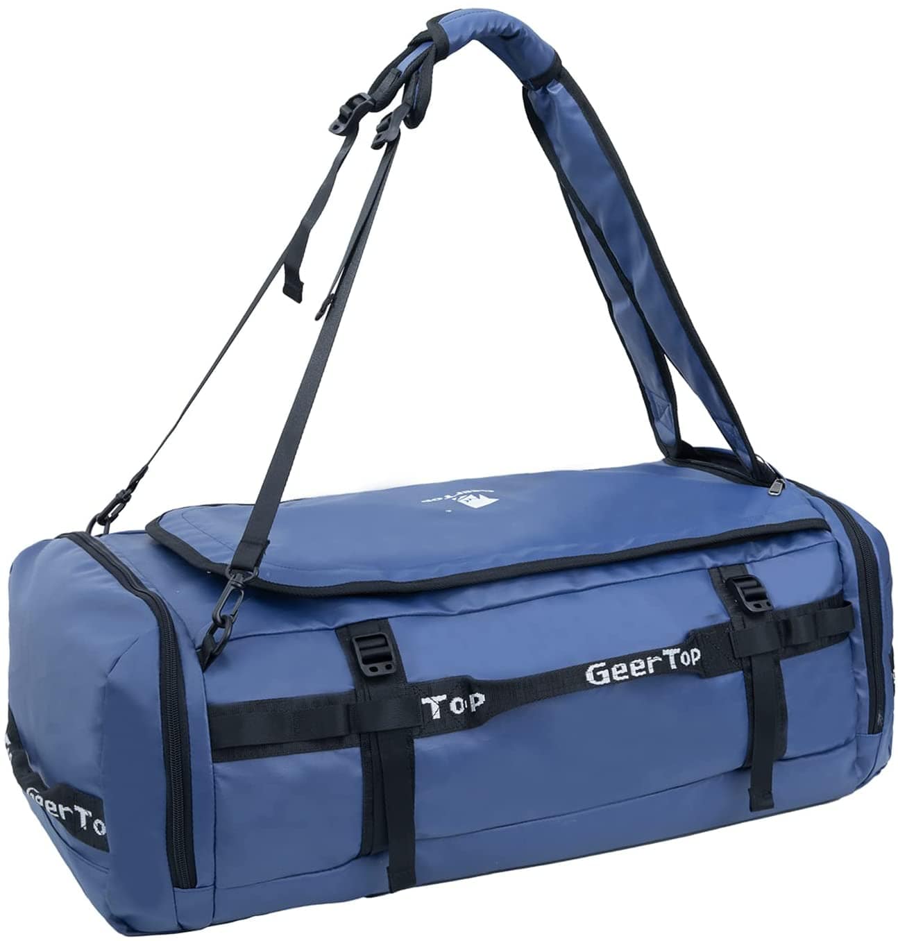 GeerTop Outdoor Store blue 60L Boston Bag waterproof folding