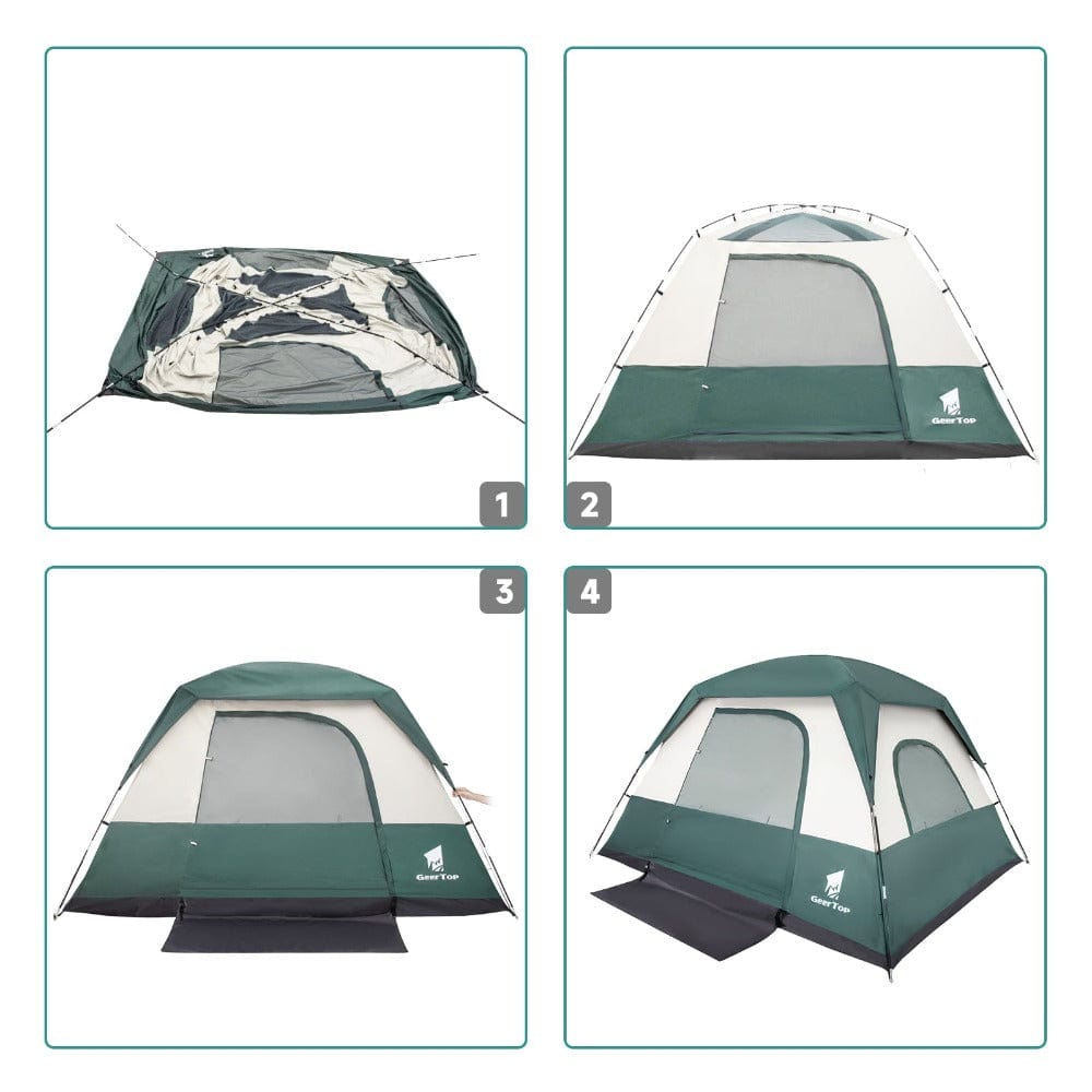 Blackout 6 Person Instant  Family Camping Tent
