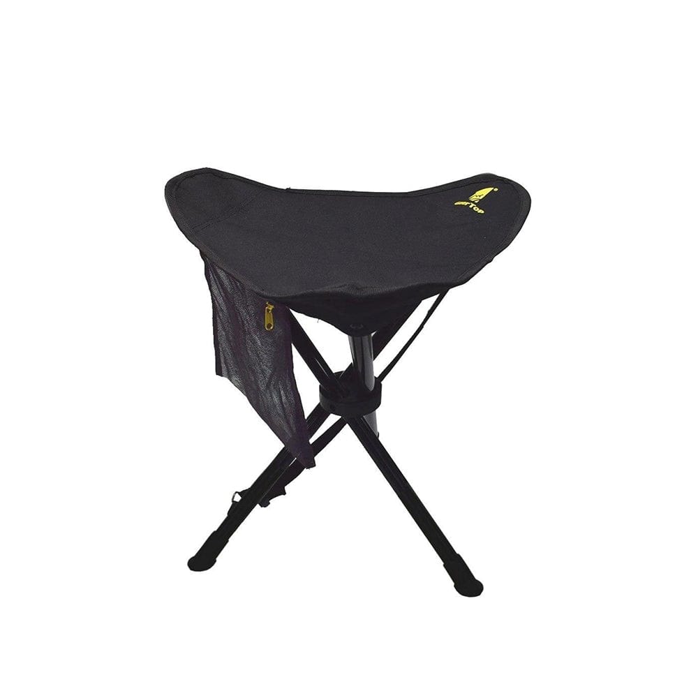 GeerTop Outdoor Store Furniture Black Portable Ultralight Folding Tripod Camping Chair