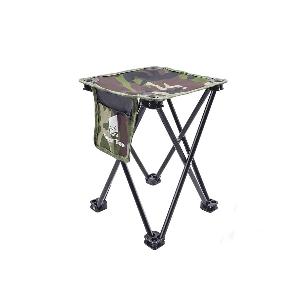 Outdoor Collapsible Stool Travel Queue Plastic Shrink Lift Fishing