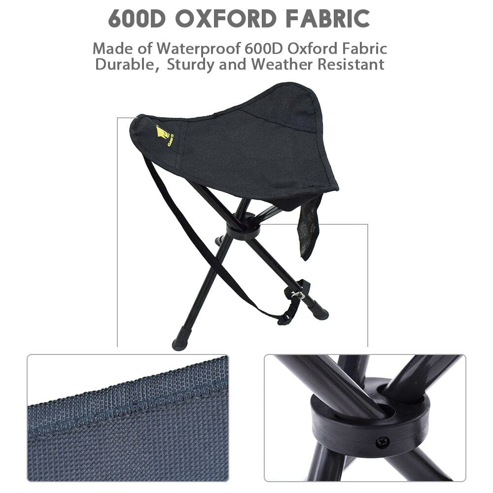 Portable Folding Camping Chair Outdoor Yard Fishing Stool Seat 600D Oxford  Cloth