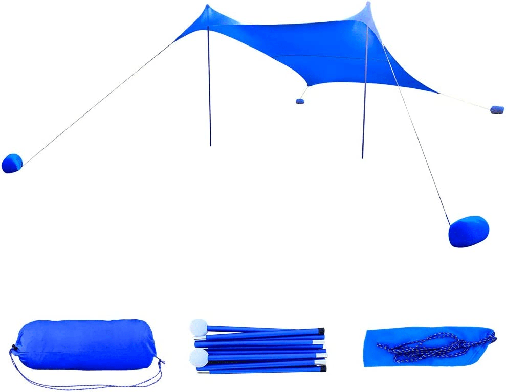 GeerTop Outdoor Store GeerTop UPF 50+ Lycra Beach Canopy Sunshade