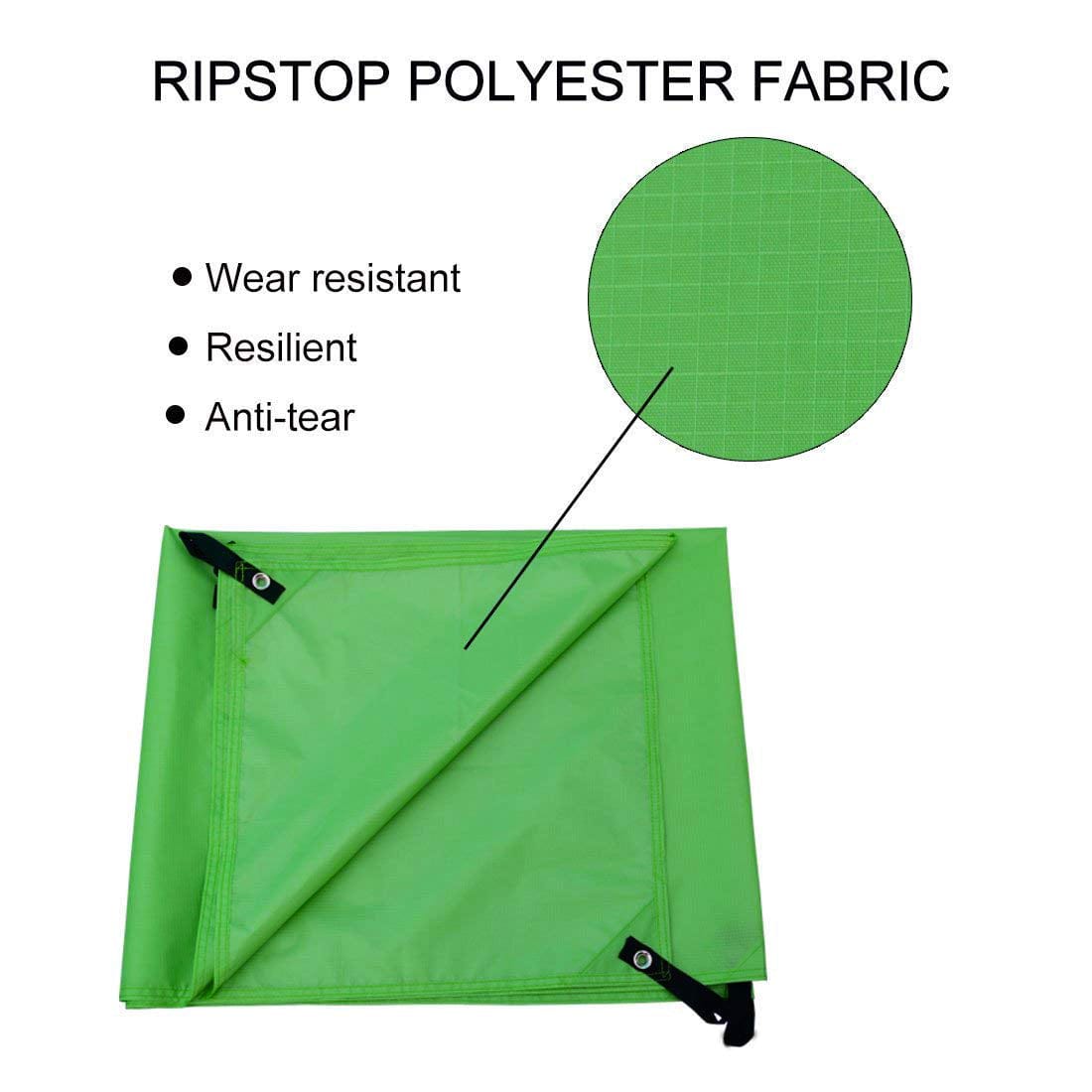 GeerTop Outdoor Store ground sheet 210T Polyester Waterproof Lightweight Tent Tarp Outdoor Shelter