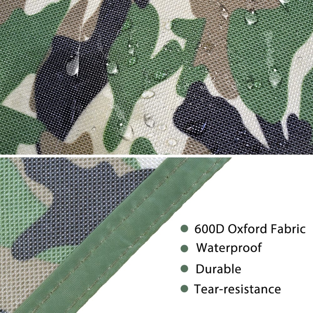 GeerTop Outdoor Store ground sheet 600D Oxford Camouflage Ultralight Waterproof Ground Sheet