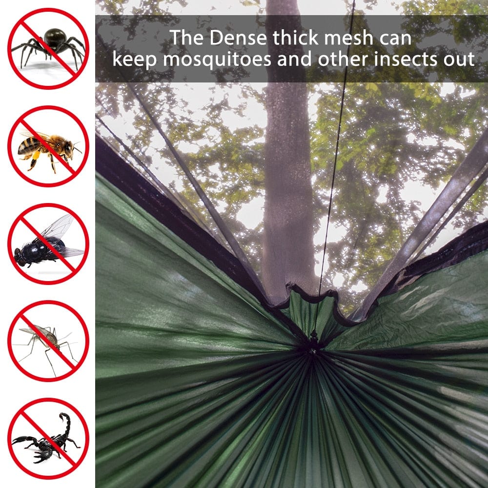 GeerTop Outdoor Store Hammock GeerTop Camping Hammock with Detachable Mosquito Net