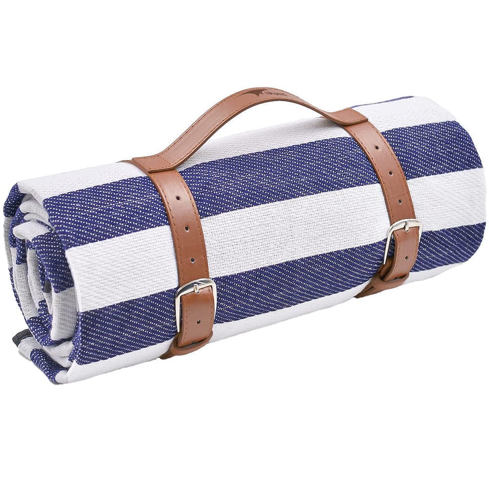GeerTop Outdoor Store picnic blanket A-blue Striped GeerTop Picnic Blanket