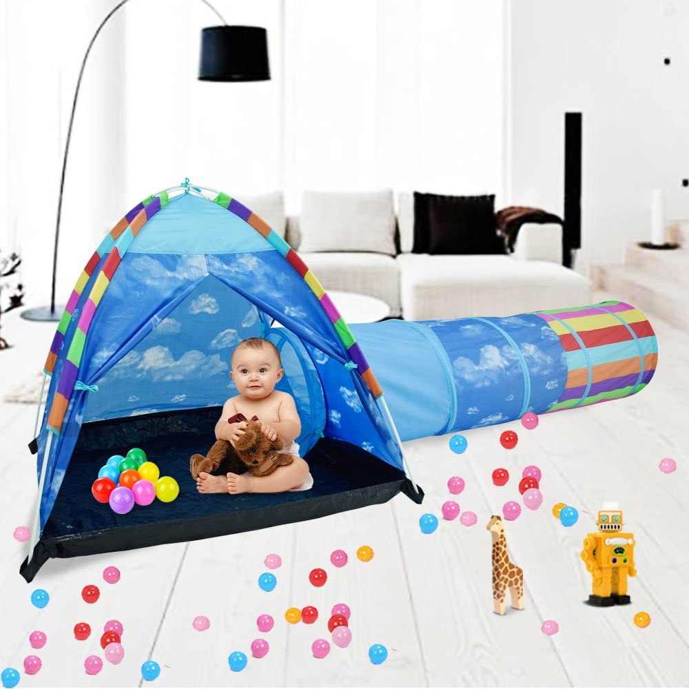 GeerTop Kids Play Tent with Tunnel