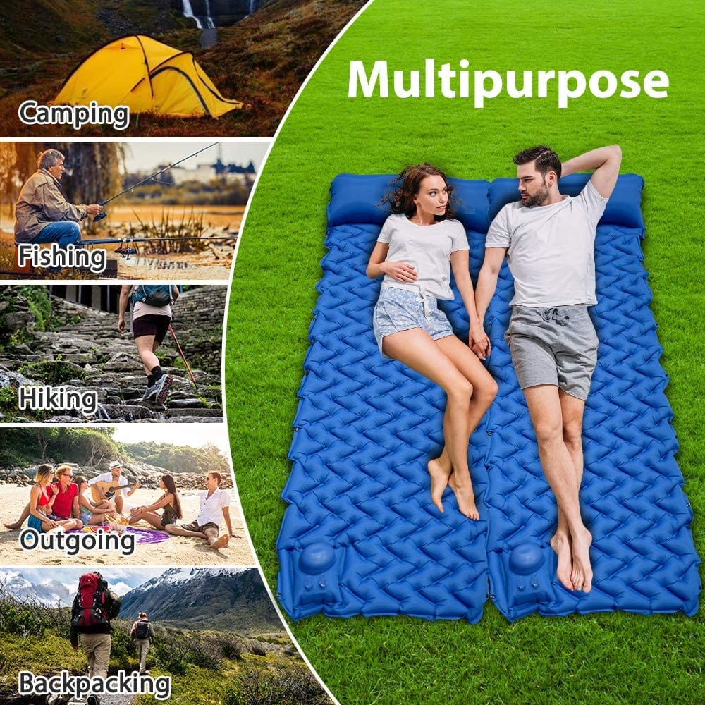GeerTop Outdoor Store Sleeping pad GeerTop Foot Press Inflatable Camping Sleeping Pad Mattress