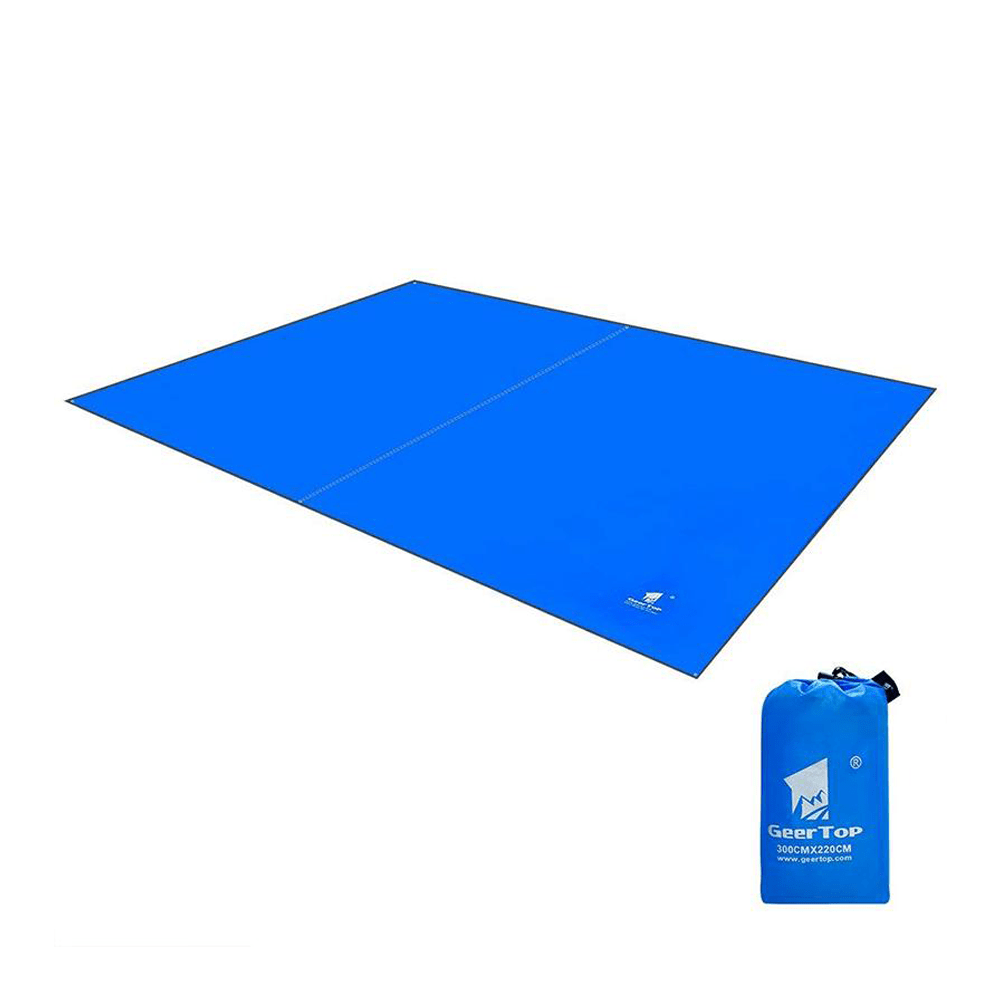GeerTop Outdoor Store Tarp Blue 300 x 220cm Oxford Ground Sheet Tent Tarp