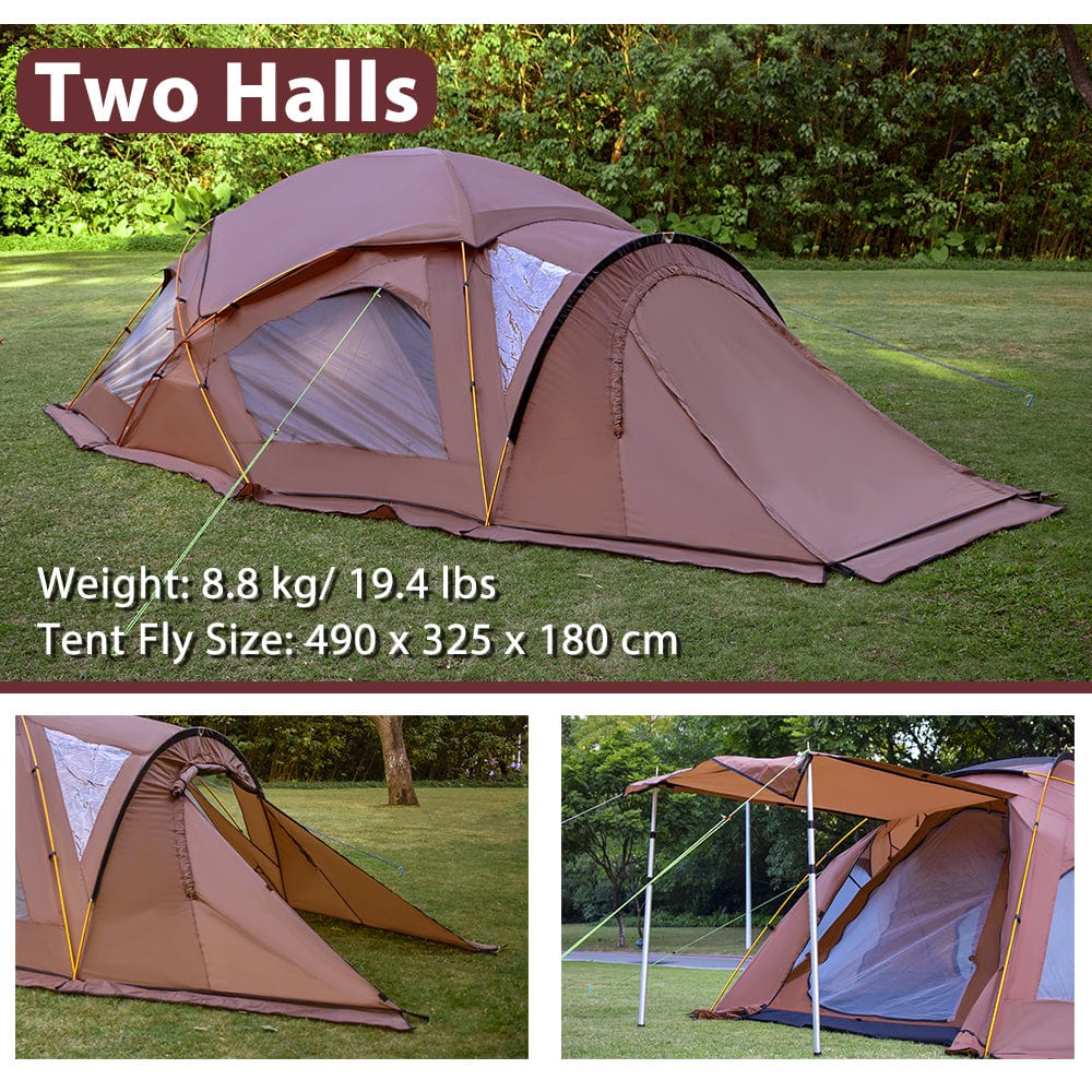 GeerTop 6 Person 4 Season Family Base Camping Tent