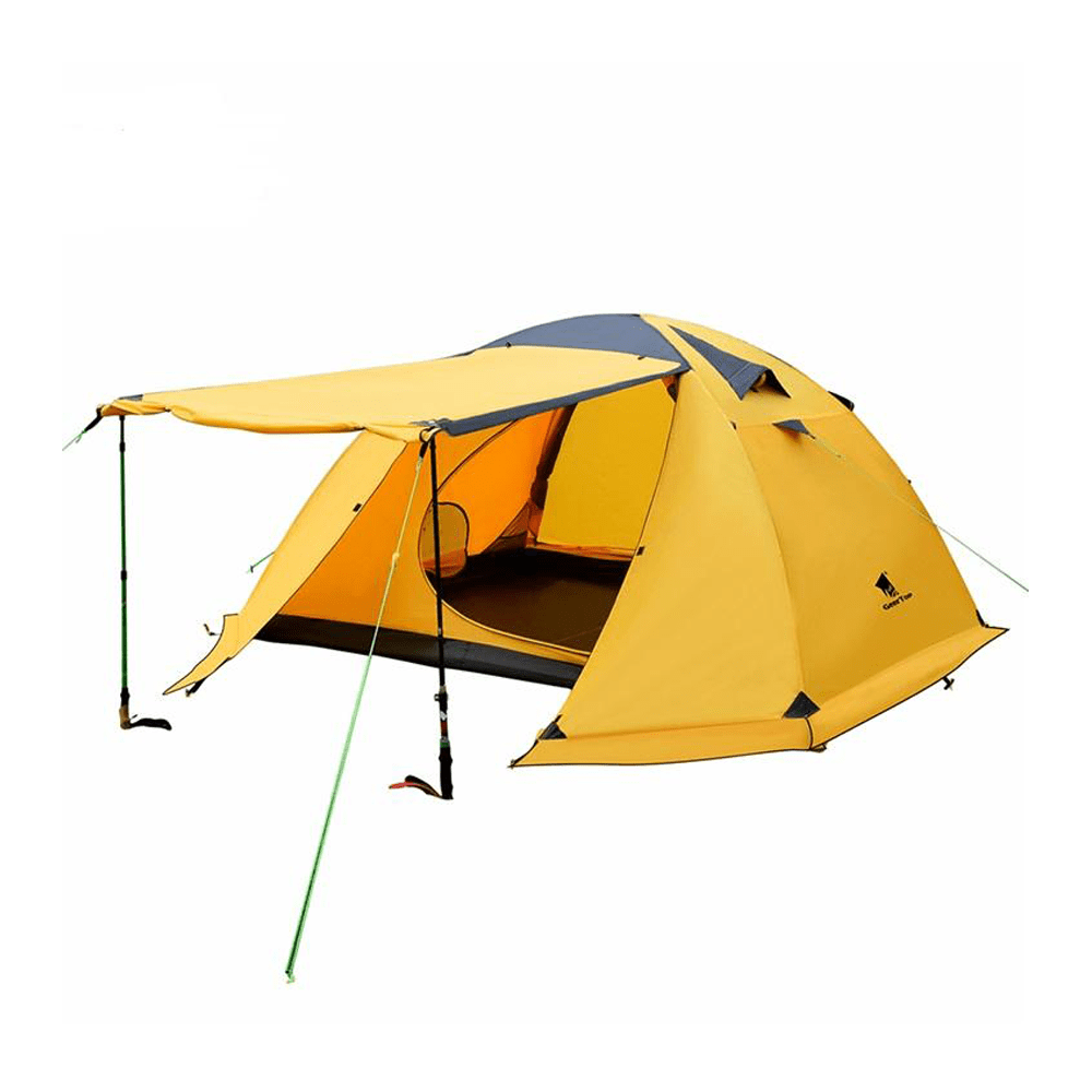 GeerTop Four Person 4 Season Backpacking Camping Family Tent