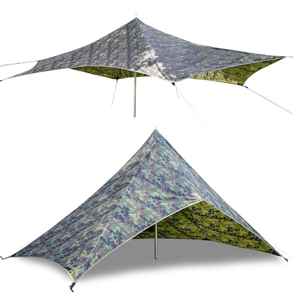 GeerTop Tarp 2-4 persons Large Waterproof Fly Sun Shelter Tent Tarp