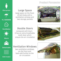 GEERTOP BivyII 1 Person 3 Season Ultralight Backpacking Tent - GeerTop Outdoor