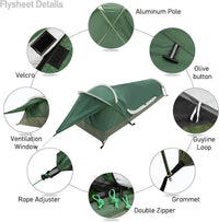 GEERTOP BivyII 1 Person 3 Season Ultralight Backpacking Tent - GeerTop Outdoor