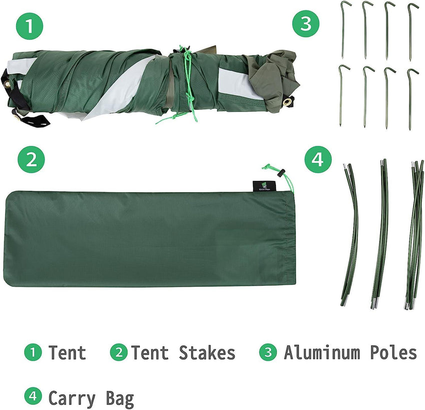 GEERTOP BivyII 1 Person 3 Season Ultralight Backpacking Tent - GeerTop Outdoor