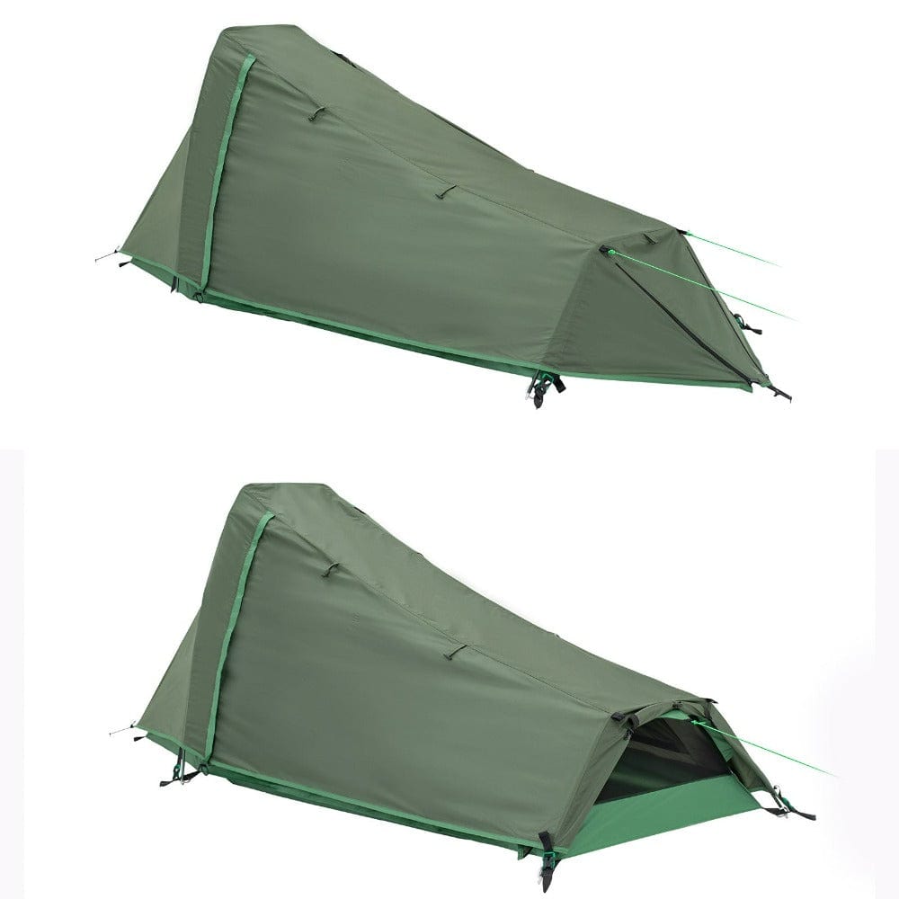 1 Person 3 Season Lightweight Backpacking Stealth Camping Tent