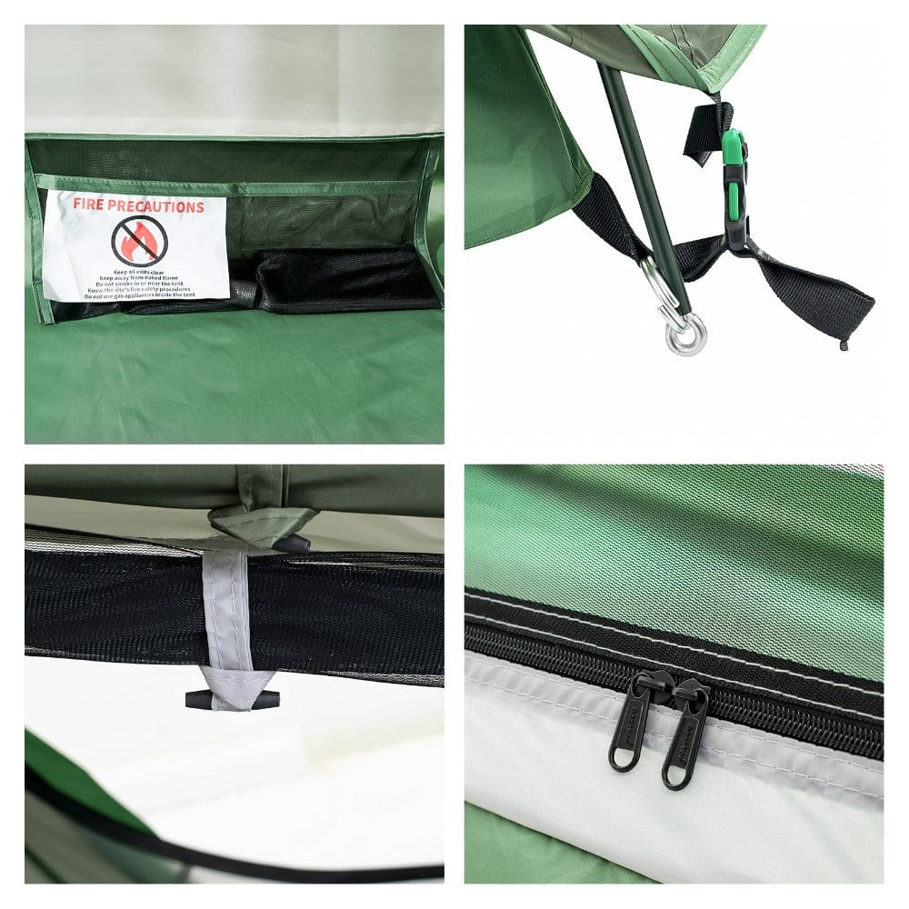 GeerTop Tent Blazer | 1 Person 3 Season Lightweight Backpacking Stealth Camping Tent