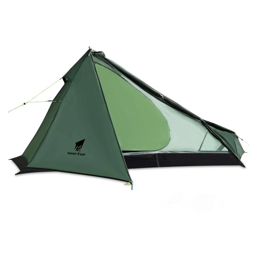 GeerTop Tent Pyramid II  | 1 Person 3 Season Camping Backpacking Tent Minimalism Ultralight