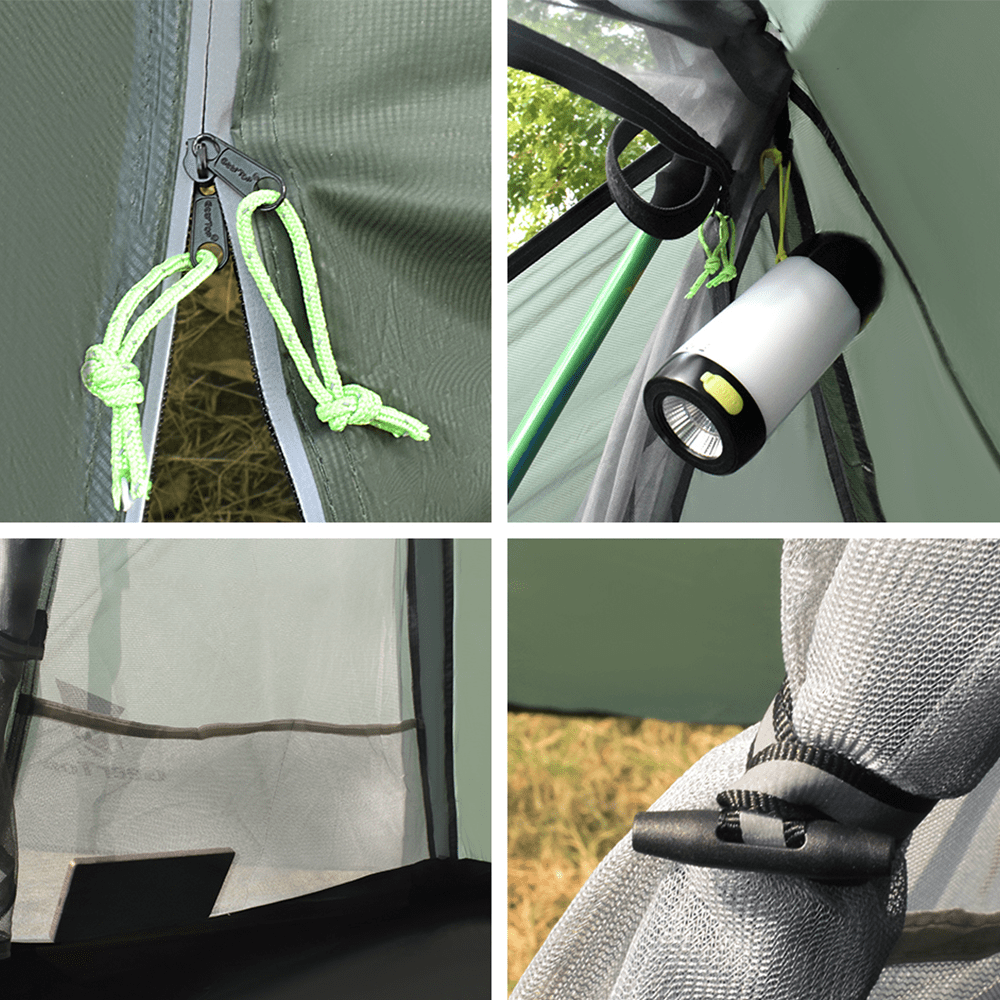 GeerTop Tent Pyramid II  | 1 Person 3 Season Camping Backpacking Tent Minimalism Ultralight