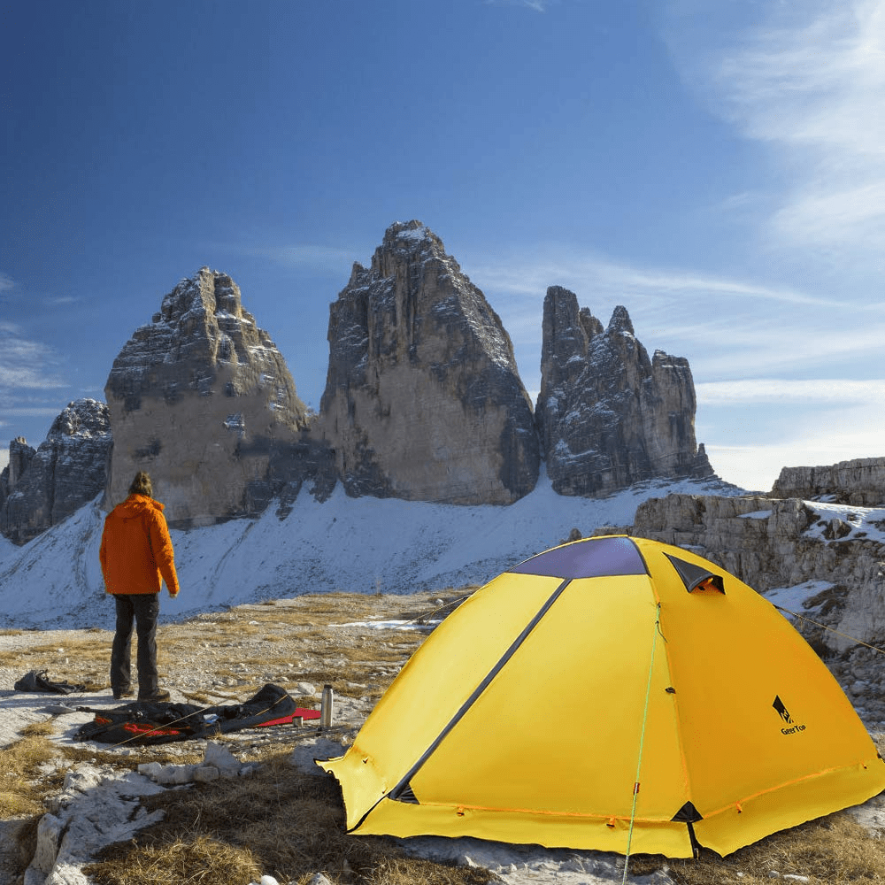 GeerTop Tent TopRoad 3 Plus | 3 Person 4 Season Backpacking Tent