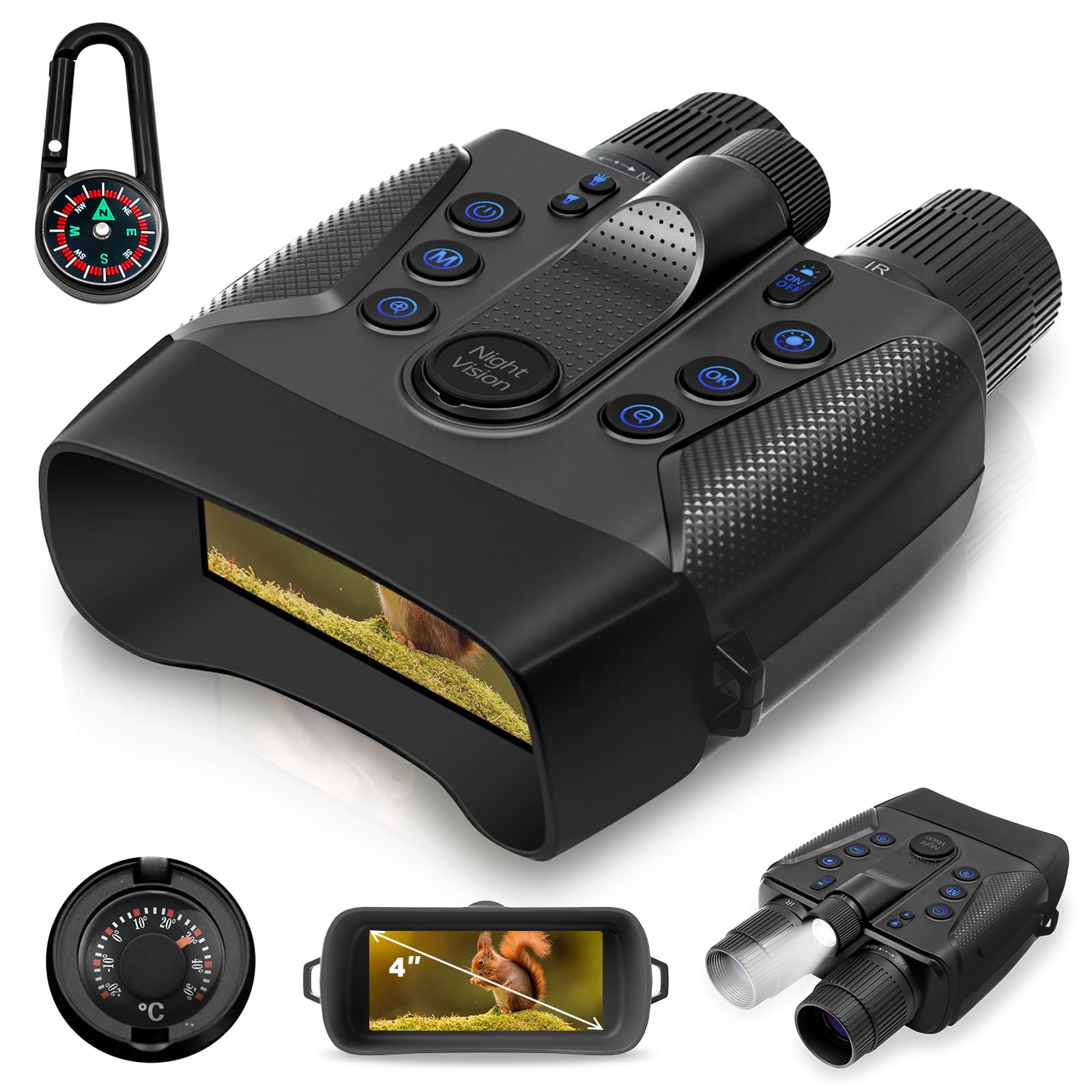 GEERTOP Pro 4K Night Vision Binoculars