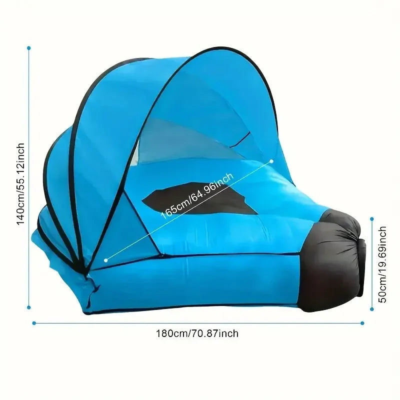 GEERTOP Portable Inflatable Canopy Beach Sofa