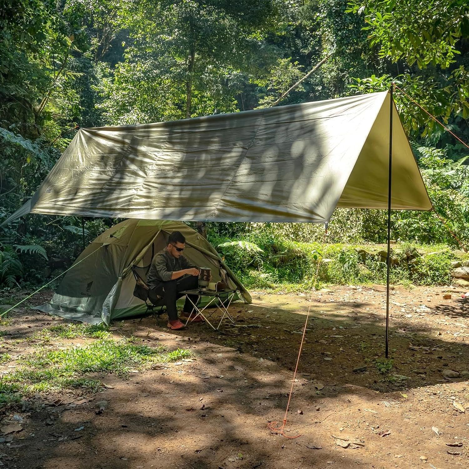 GeerTop Outdoor - GEERTOP Waterproof UV Resistant Durable Camping Tarp