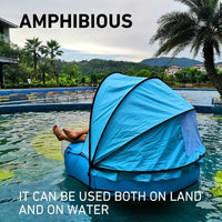 GEERTOP Portable Inflatable Canopy Beach Sofa