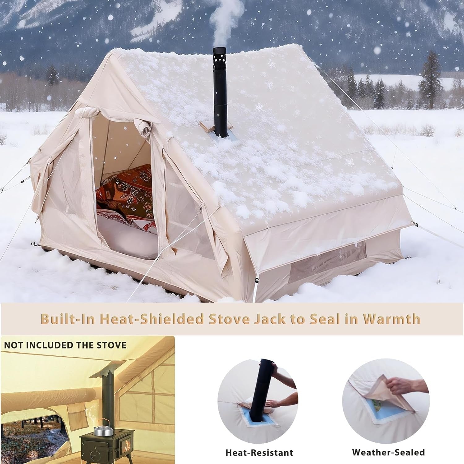 GEERTOP 4-6 Person Inflatable Tent House