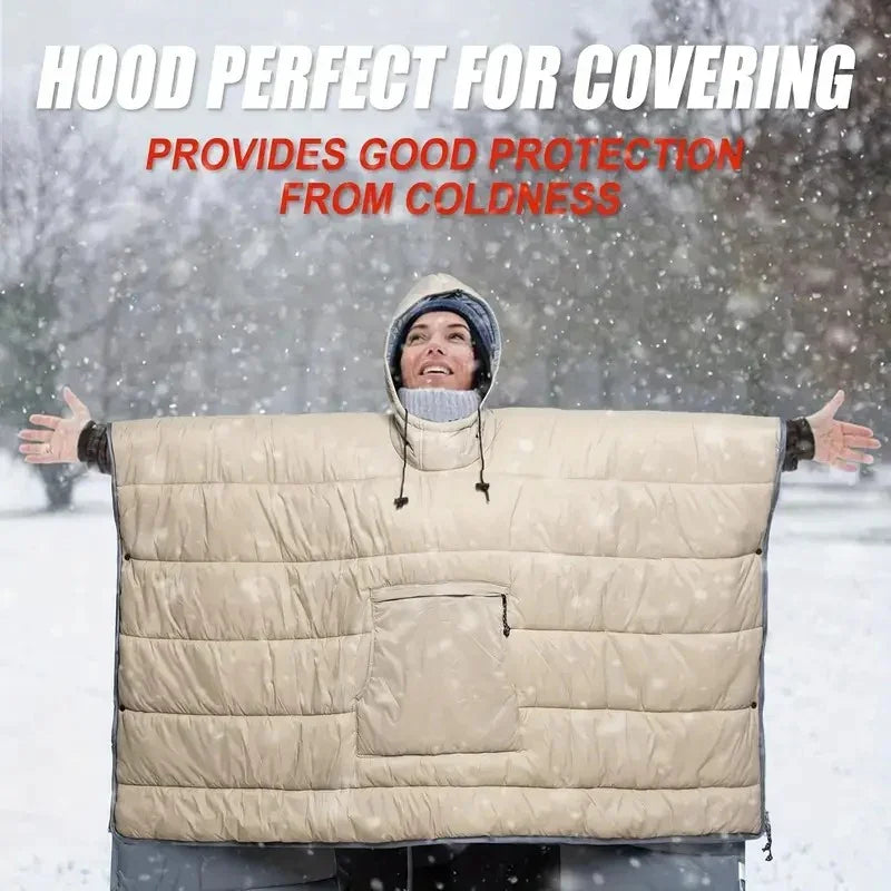 GEERTOP All-Season Hooded Camping Blanket