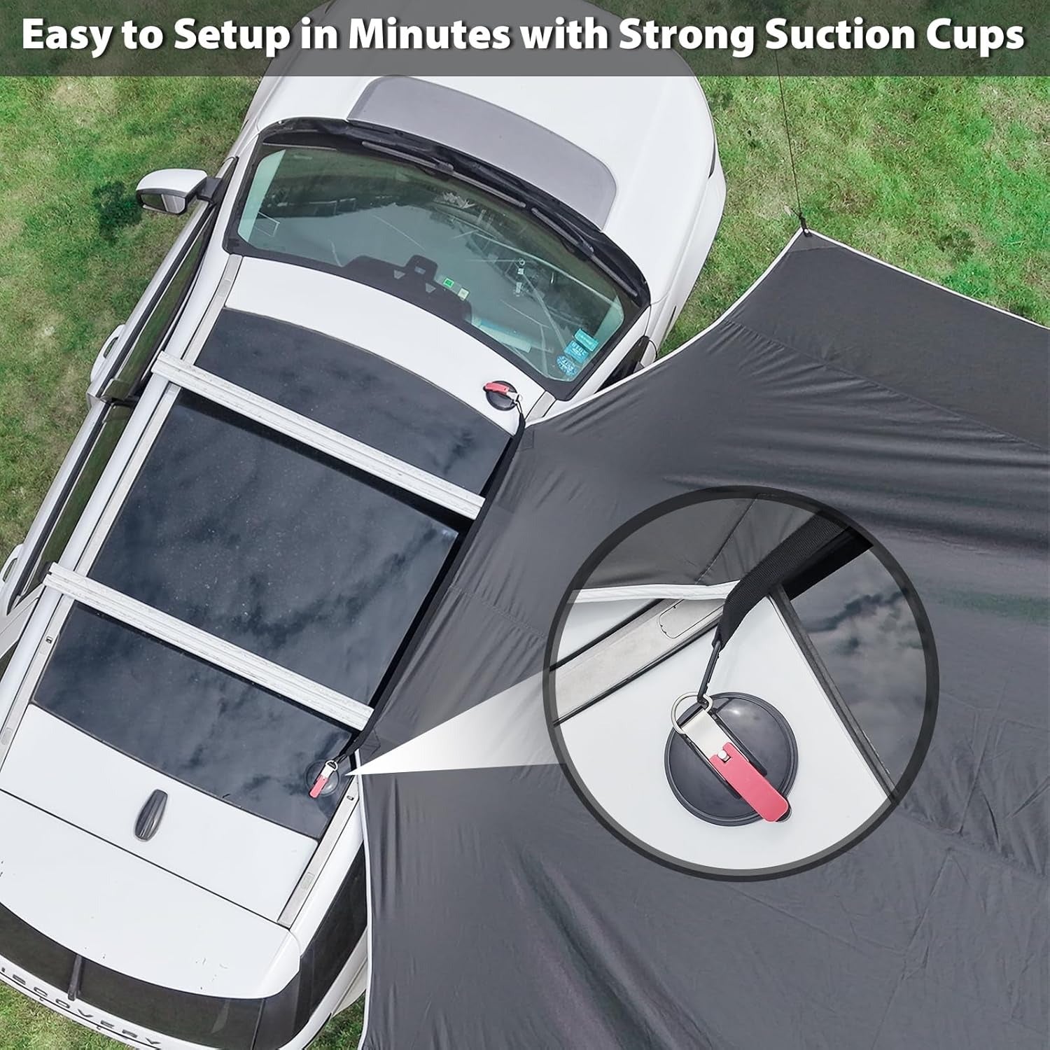 GEERTOP Large Car Side Awning Tarp