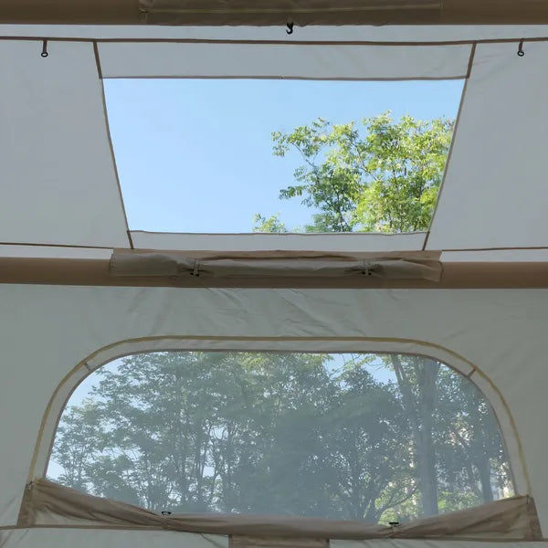 Inflatable SUV Camping Tent 4 Season 9.8 x 8.2 ft Beige