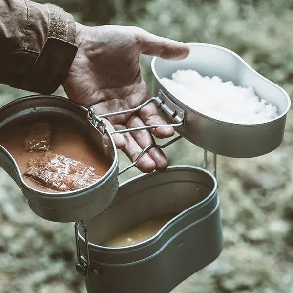 Portable Outdoor Camping Picnic Mess Kit Lunch Box