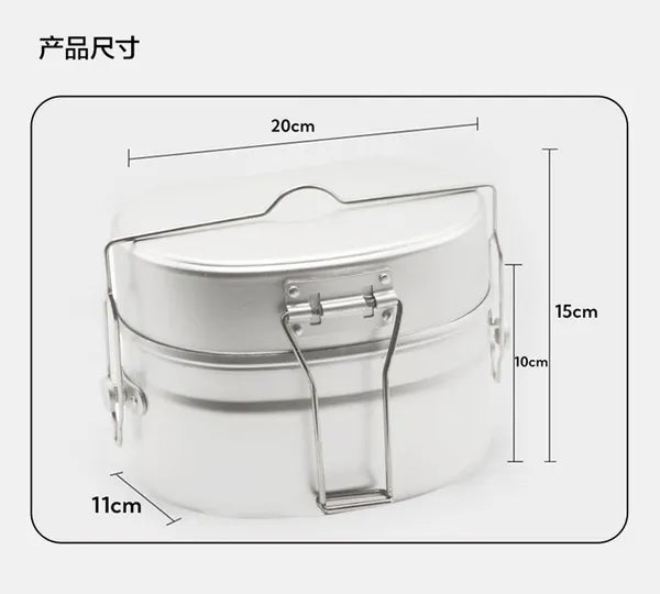 Portable Outdoor Camping Picnic Mess Kit Lunch Box