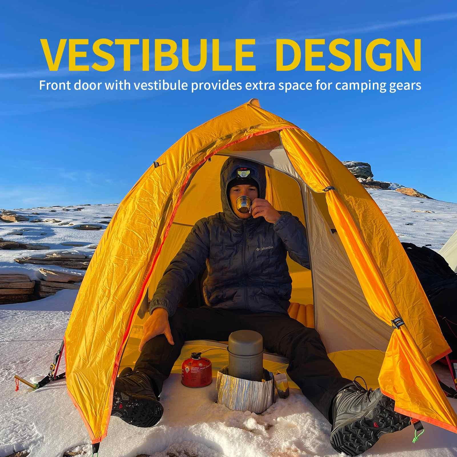 GEERTOP 2 Person Ultralight Waterproor Camping Tent - GeerTop Outdoor