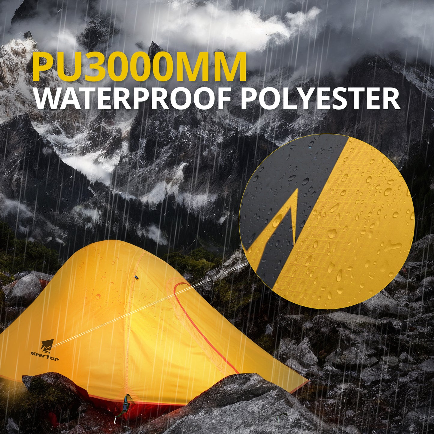 GEERTOP 2 Person Ultralight Waterproor Camping Tent