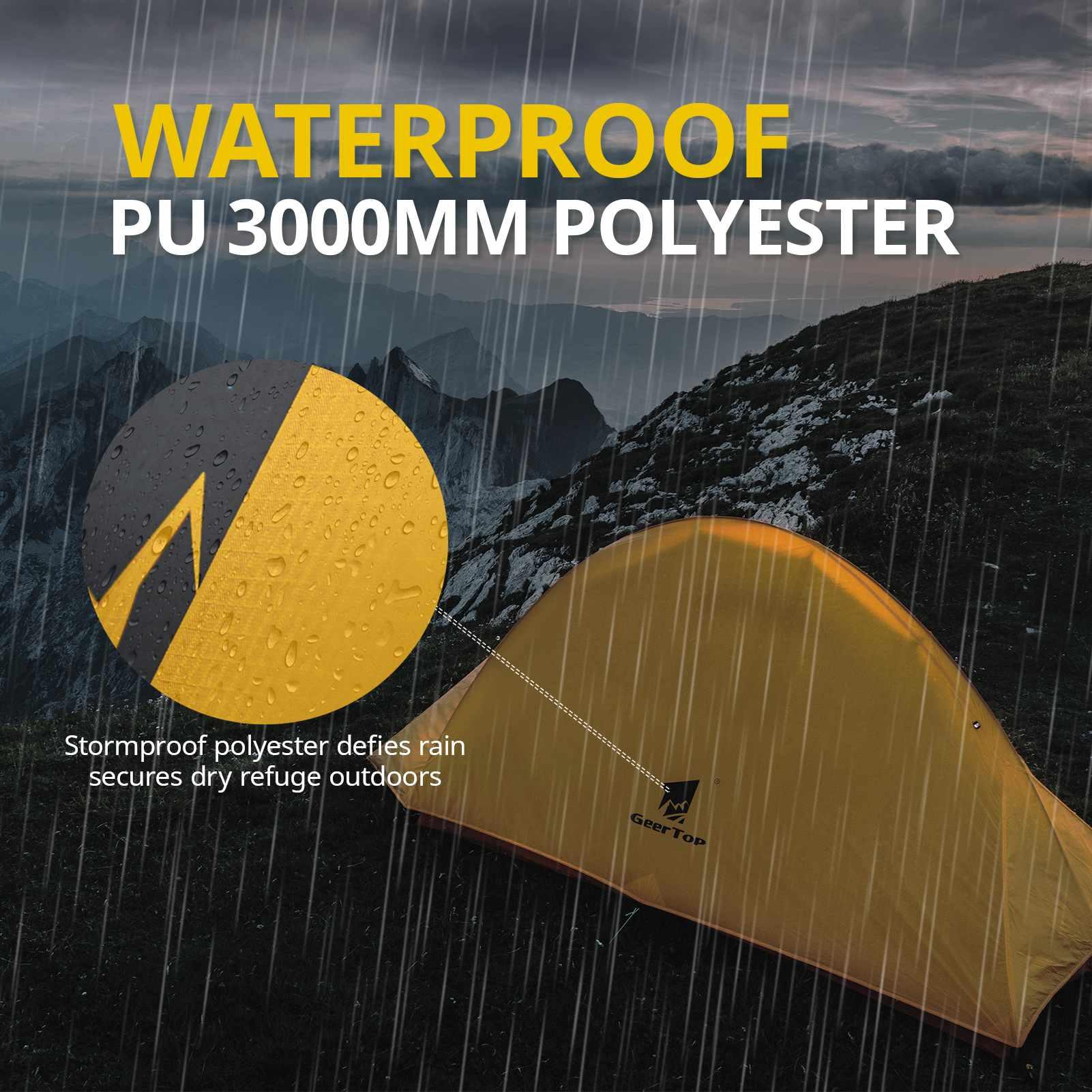 GEERTOP 2 Person Ultralight Waterproor Camping Tent - GeerTop Outdoor