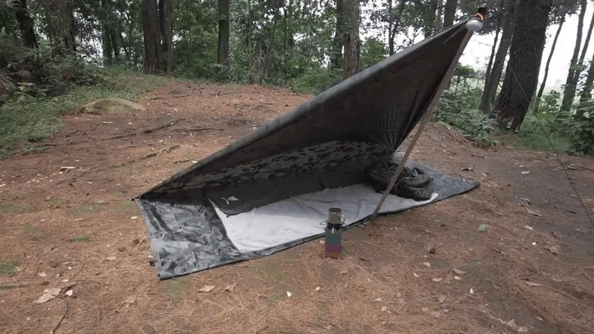GEERTOP Swallowtail Forked Tail Tarp Waterproof UV Resistant Durable - GeerTop Outdoor